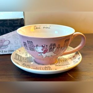 Disney Marie Teacup and Saucer Paris